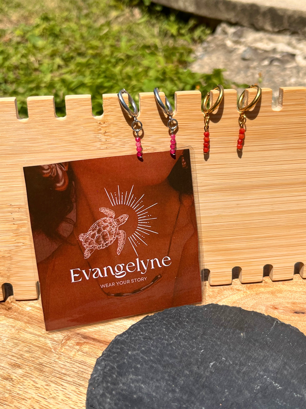 Boucles d’oreilles « Aquarelle »