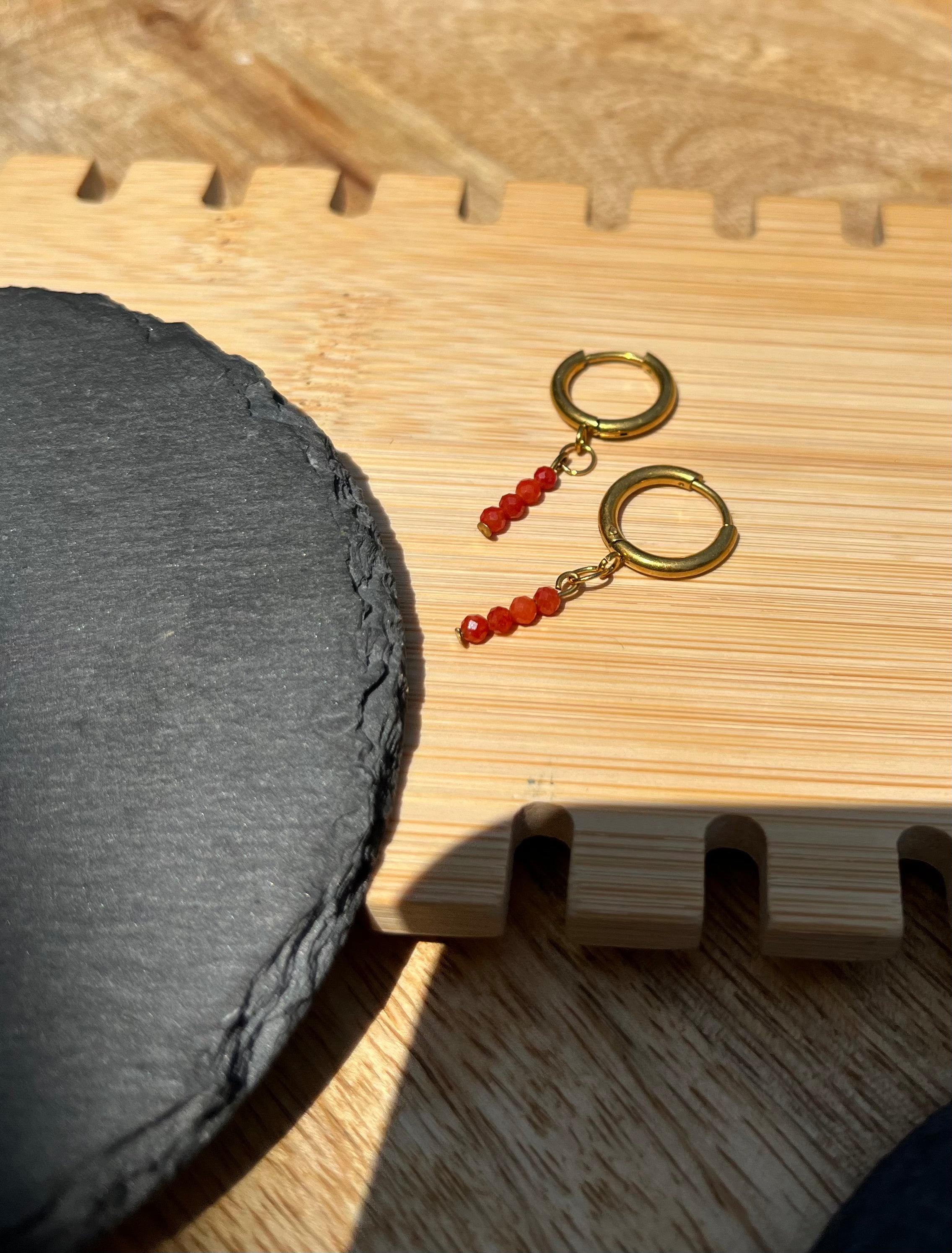 Boucles d’oreilles « Aquarelle »